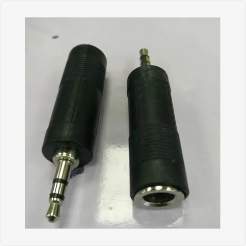 3.5-Male-to-6.35-Female 3.5mm male to 6.35mm female audio adapter for cctv connectors - RainboParts