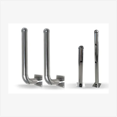 30T 30cm stainless steel t-bracket (2-beam) for perimeter security - RainboParts