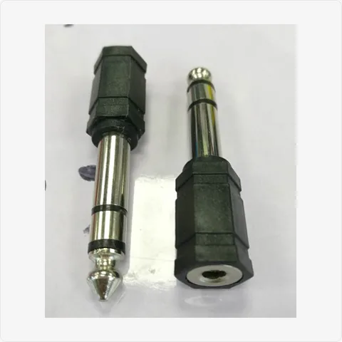 6.35-Male-to-3.5-Female 6.35mm male to 3.5mm female audio adapter for cctv connectors - RainboParts