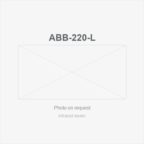ABB-220-L abb-220 2-beam 35cm ir barrier (220m) for infrared beam - RainboParts
