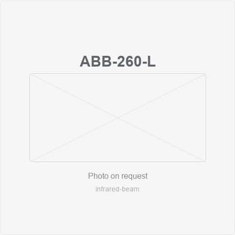 ABB-260-L abb-260 2-beam 35cm ir barrier (260m) for infrared beam - RainboParts