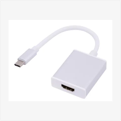 Adapter-TC-HDMI-SL/GD usb type-c to hdmi adapter (silver/gold, 4k, usb 3.1) for poe adapters - RainboParts