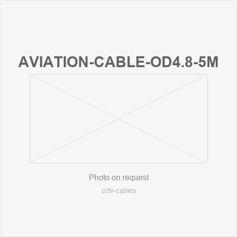 Aviation-Cable-OD4.8-5M for cctv cables - RainboParts