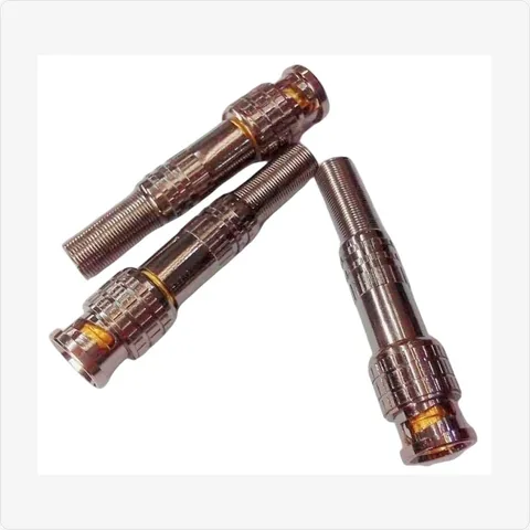 BNC-BK-M black finish bnc male connector for cctv connectors - RainboParts