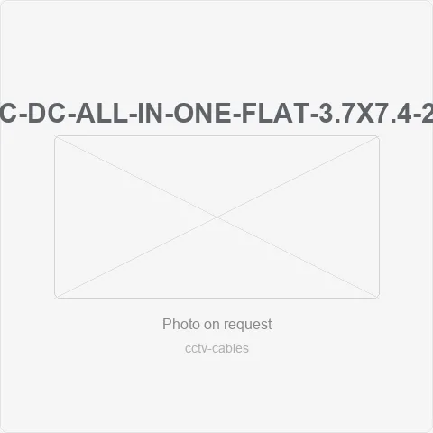BNC-DC-All-in-One-Flat-3.7x7.4-20M for cctv cables - RainboParts