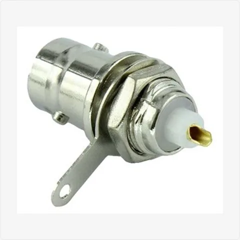 BNC-Female-Flange-Mount bnc female flange mount connector (injection) for cctv connectors - RainboParts