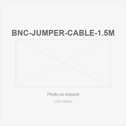 BNC-Jumper-Cable-1.5M for cctv cables - RainboParts