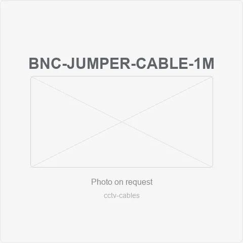 BNC-Jumper-Cable-1M for cctv cables - RainboParts