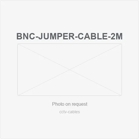 BNC-Jumper-Cable-2M for cctv cables - RainboParts