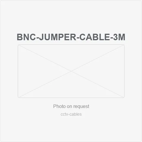 BNC-Jumper-Cable-3M for cctv cables - RainboParts