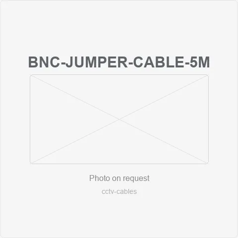 BNC-Jumper-Cable-5M for cctv cables - RainboParts