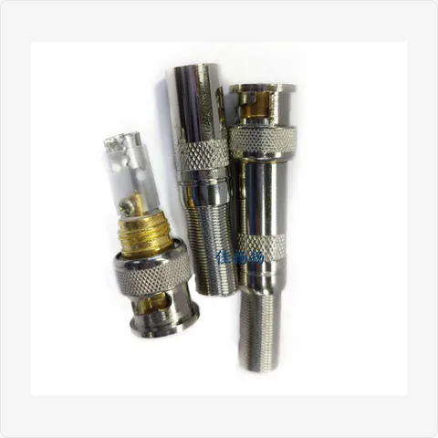 BNC-KN-M bnc male connector with knurled nut for cctv connectors - RainboParts