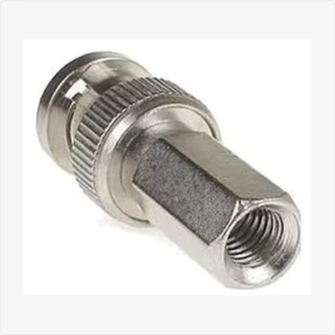 BNC-Male-Hex-Short bnc male connector with short hex nut (rg59/rg60) for cctv connectors - RainboParts