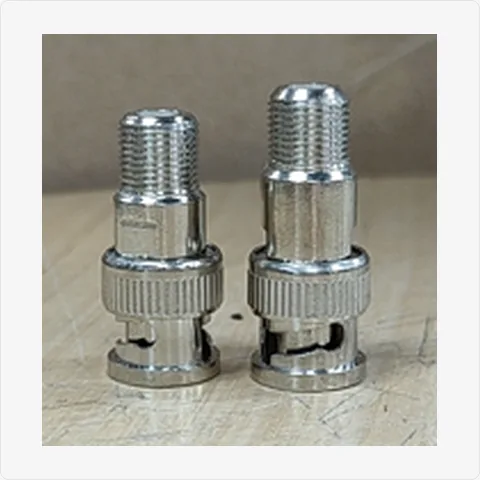 BNC-Male-Knurled-Long bnc male connector with long knurled nut for cctv connectors - RainboParts