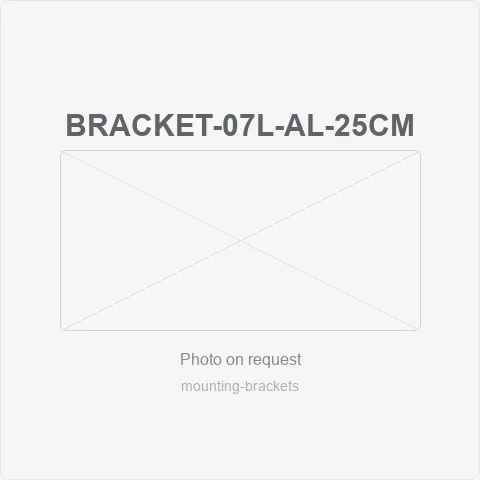 BRACKET-07L-AL-25CM for mounting brackets - RainboParts