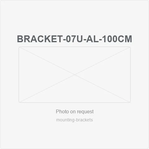 BRACKET-07U-AL-100CM for mounting brackets - RainboParts