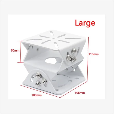 BRACKET-3D-L 3d double-layer universal bracket large (95mm, white) for mounting brackets - RainboParts