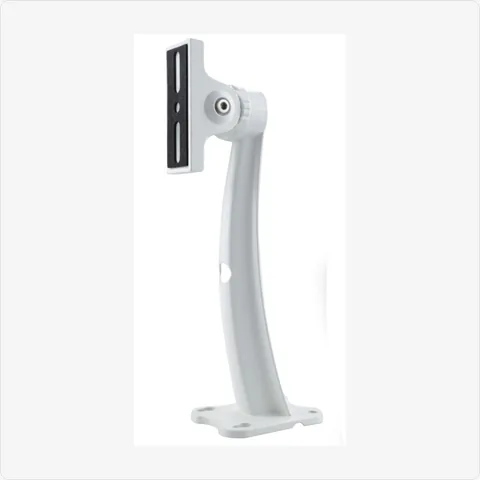 BRACKET-508-AL aluminum curved camera bracket 508 (240mm, white) for mounting brackets - RainboParts