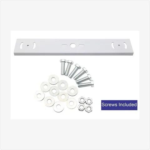 BRACKET-BAR-400 horizontal mounting bar / extension bar (400mm, white) for mounting brackets - RainboParts