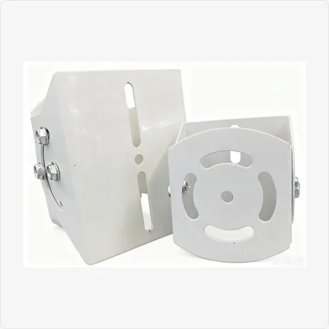 BRACKET-COR-L large universal corner bracket (75mm, white) for mounting brackets - RainboParts