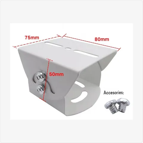 BRACKET-COR-M medium universal corner bracket (50mm, white) for mounting brackets - RainboParts
