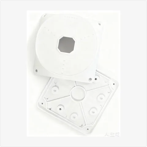 BRACKET-CX2-S model cx-2 square camera mount bracket (white) for mounting brackets - RainboParts