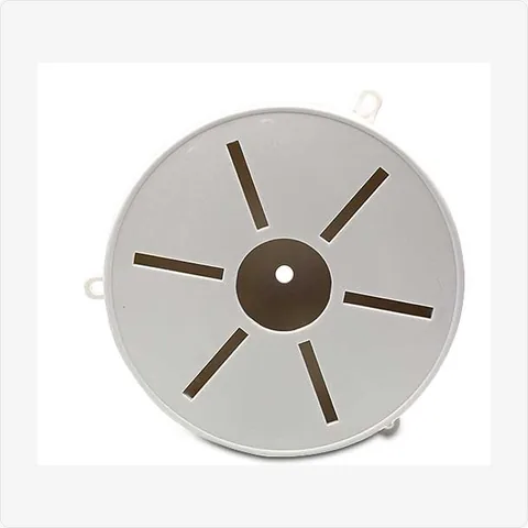 BRACKET-DISK-138 slim round ceiling mount bracket (138x28mm, white) for mounting brackets - RainboParts