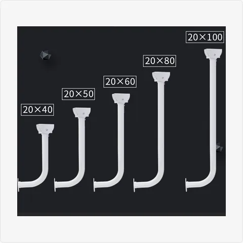 BRACKET-FENCE-AL-40CM aluminum alloy fence/wall mount bracket (white) feature:
color: white; material: high-quality aluminum alloy; extended arm design for mounting cameras over walls or fences; provides an unobstructed view; rust-proof and corrosion-resistant for mounting brackets - RainboParts
