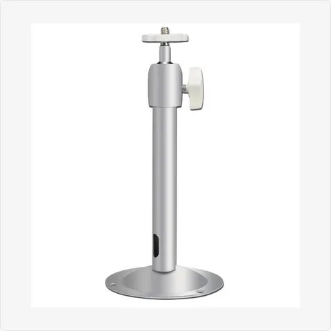 BRACKET-I-04D-AL i-type aluminum security camera bracket 04d (180mm height, silver grey) for mounting brackets - RainboParts