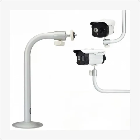 BRACKET-L-06H-AL l-shaped / curved camera bracket 06h (220x150mm, silver grey) for mounting brackets - RainboParts