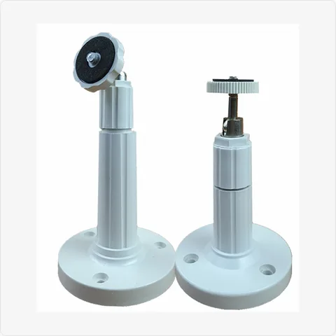 BRACKET-RND-S small round adjustable camera bracket (80mm, 120mm, white) for mounting brackets - RainboParts