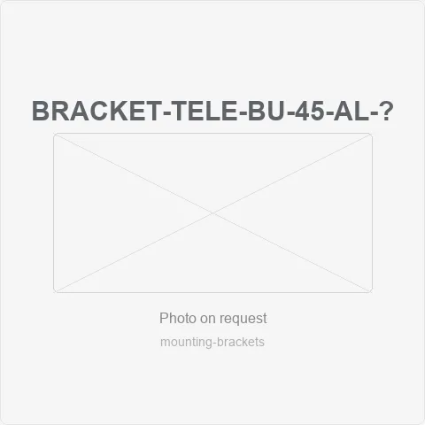 BRACKET-TELE-BU-45-AL-I60-120CM for mounting brackets - RainboParts