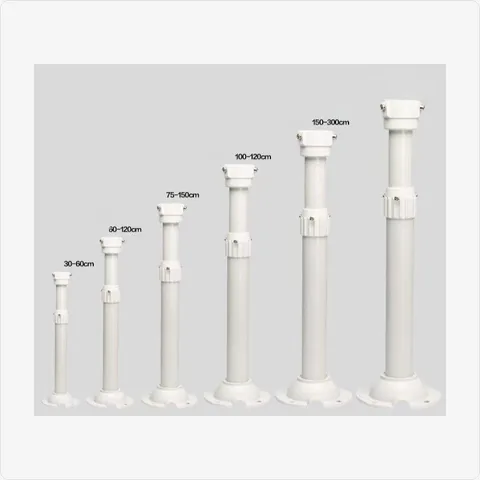 BRACKET-TELE-BU-45-AL-I30-60CM aluminum alloy 45mm telescopic bullet camera ceiling mount (300-3000mm, white) feature:
available lengths: 300-600mm to 1500-3000mm; tube diameter: 45mm; color: white; material: premium aluminum alloy; sturdy 45mm thick tube for enhanced stability; adjustable telescopic pole for customizable reach; built-in wiring design for neat appearance; rust-proof for outdoor surveillance for mounting brackets - RainboParts