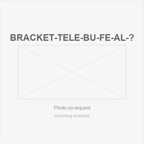 BRACKET-TELE-BU-FE-AL-60-120CM for mounting brackets - RainboParts
