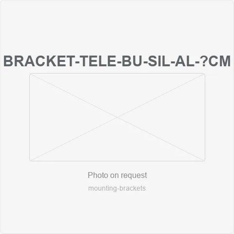 BRACKET-TELE-BU-SIL-AL-60-120CM for mounting brackets - RainboParts