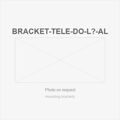 BRACKET-TELE-DO-L60-120CM-AL for mounting brackets - RainboParts