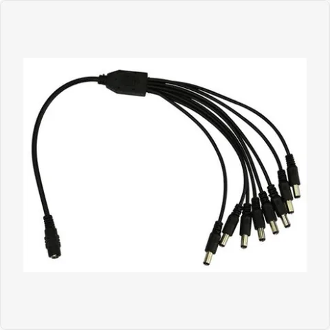 DC-1-to-8-Splitter dc 1 to 8 way power splitter cable for cctv cables - RainboParts