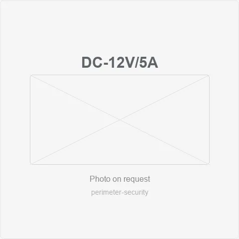 DC-12V/5A switching power supply dc 12v/5a (for centralized pir powering) for perimeter security - RainboParts
