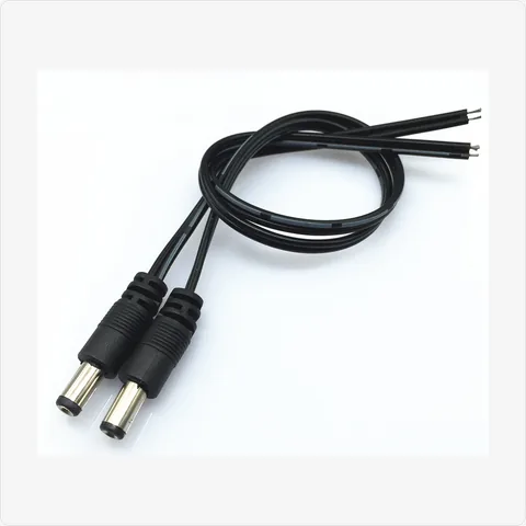 DC-Bamboo-Male dc bamboo style male power cable for cctv cables - RainboParts