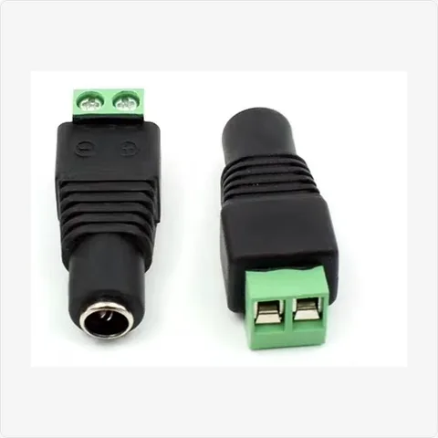 DC-Female-Terminal dc female to screw terminal connector
(solderless) for cctv connectors - RainboParts