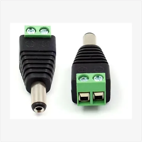DC-Male-Terminal dc male to screw terminal connector
(solderless) for cctv connectors - RainboParts