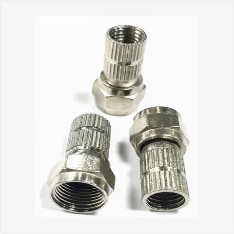 F-Male-Twist-on f-type male twist-on connector (rg60) for cctv connectors - RainboParts