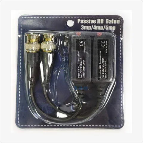 FY03-Black hd video balun 5mp black push-in (fy03) for video baluns - RainboParts
