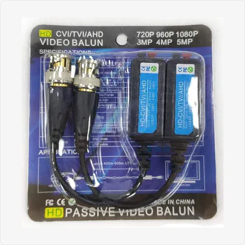 FY03-Blue hd video balun 5mp blue push-in (fy03) for video baluns - RainboParts