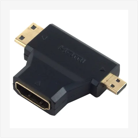 HDMI-3-Way hdmi 3-way adapter / splitter for cctv connectors - RainboParts