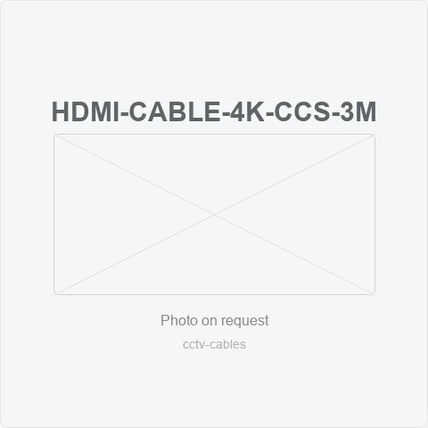 HDMI-Cable-4K-CCS-3M for cctv cables - RainboParts