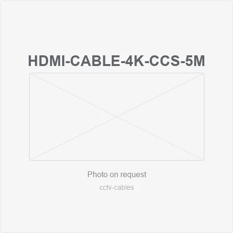 HDMI-Cable-4K-CCS-5M for cctv cables - RainboParts