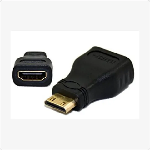 HDMI-Female-to-Mini-Male hdmi female to mini hdmi male adapter for cctv connectors - RainboParts