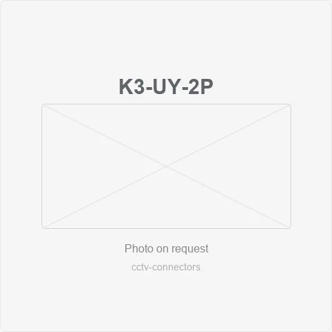 K3-UY-2P uy gel filled splicing connector (2-pin) for cctv connectors - RainboParts