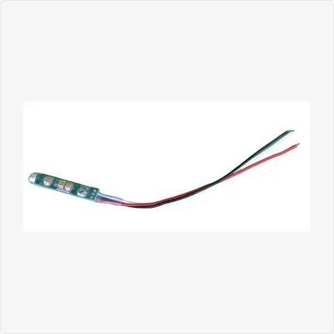 MIC-WHT-BW white mini cctv microphone (bare wire) for cctv microphone - RainboParts